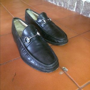 Black leather 1953 Horsebit Gucci shoes